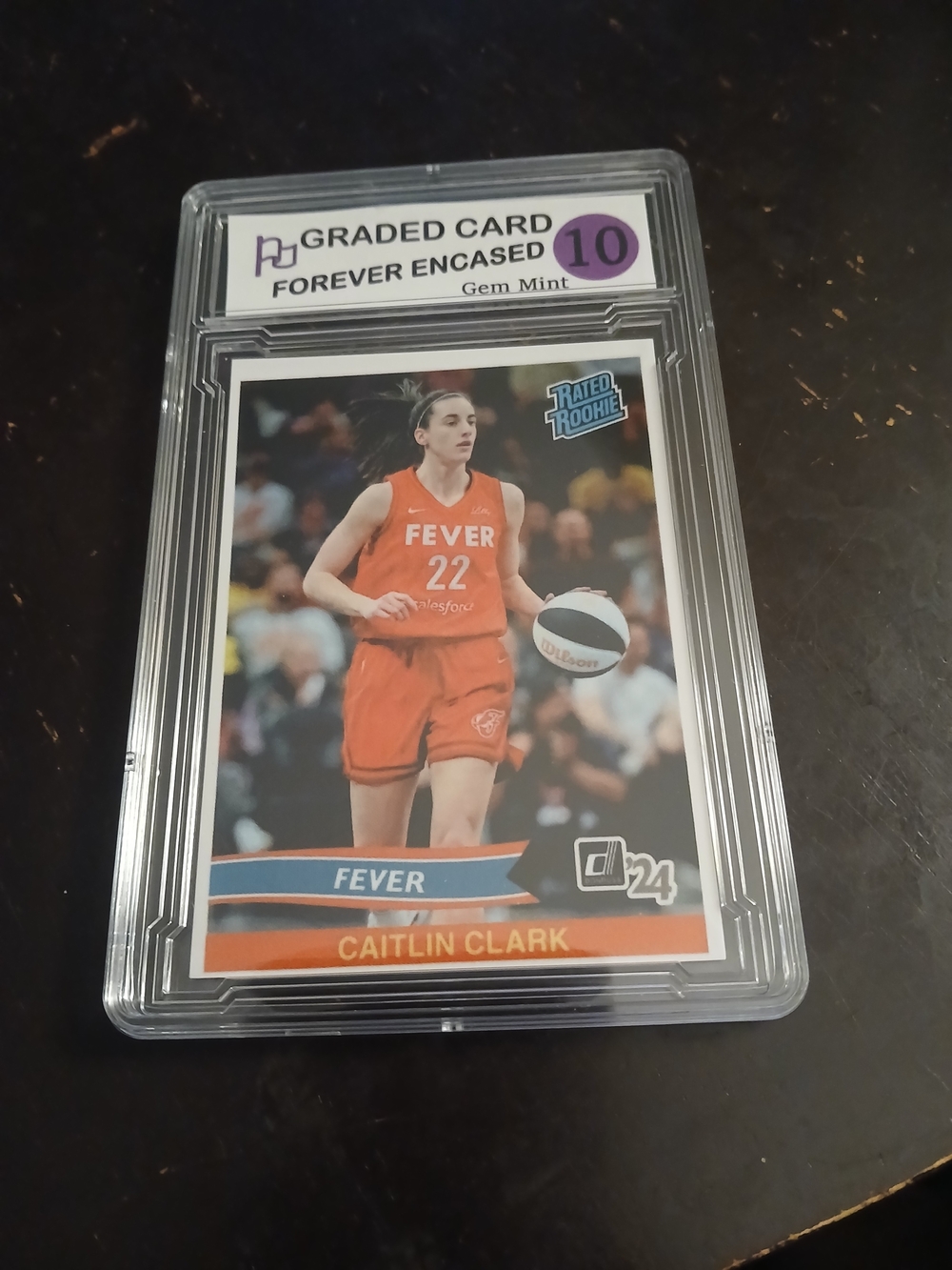 Caitlin Clark Fever #22 Basketball Rated Rookie Not Orignal Novelty